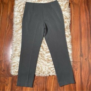 Chico’s flat front side zip ankle trouser